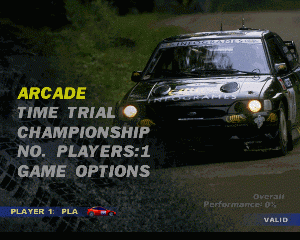 n64游戏 V拉力赛车99[欧]V-Rally Edition 99 (Europe) (En,Fr,De)