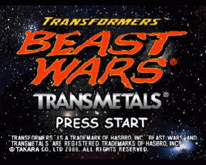 n64游戏 变形金刚——超能勇士[美]Transformers - Beast Wars Transmetals (USA)