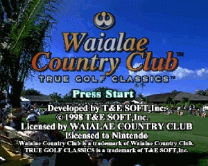 n64游戏 乡村俱乐部——真实高尔夫[欧]Waialae Country Club - True Golf Classics (Europe)