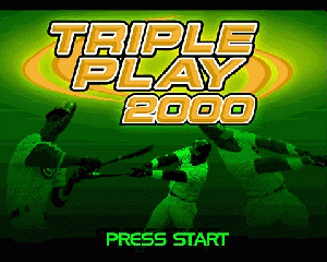 n64游戏 三人棒球2000[美]Triple Play 2000 (USA)