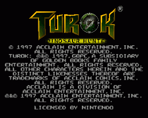 n64游戏 恐龙猎人[美]Turok - Dinosaur Hunter (USA)