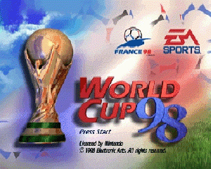 n64游戏 世界杯足球98[欧]World Cup 98 (Europe) (En,Fr,De,Es,It,Nl,Sv,Da)