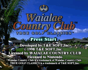 n64游戏 乡村俱乐部——真实高尔夫[美]Waialae Country Club - True Golf Classics (USA)