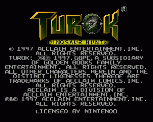 n64游戏 恐龙猎人[欧]B版Turok - Dinosaur Hunter (Europe) (Rev B)