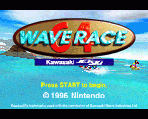 n64游戏 N64水上摩托[美]Wave Race 64 (USA)