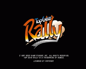 n64游戏 顶级拉力赛车[日]Top Gear Rally (Japan)