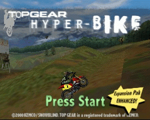 n64游戏 顶级摩托车[欧]Top Gear Hyper-Bike (Europe)