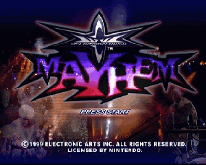 n64游戏 摔交——故意伤害[美]WCW Mayhem (USA)