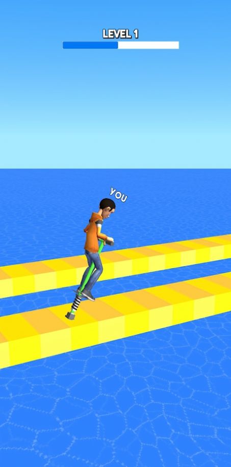 跳跳杆比赛3d安卓版 v1.0