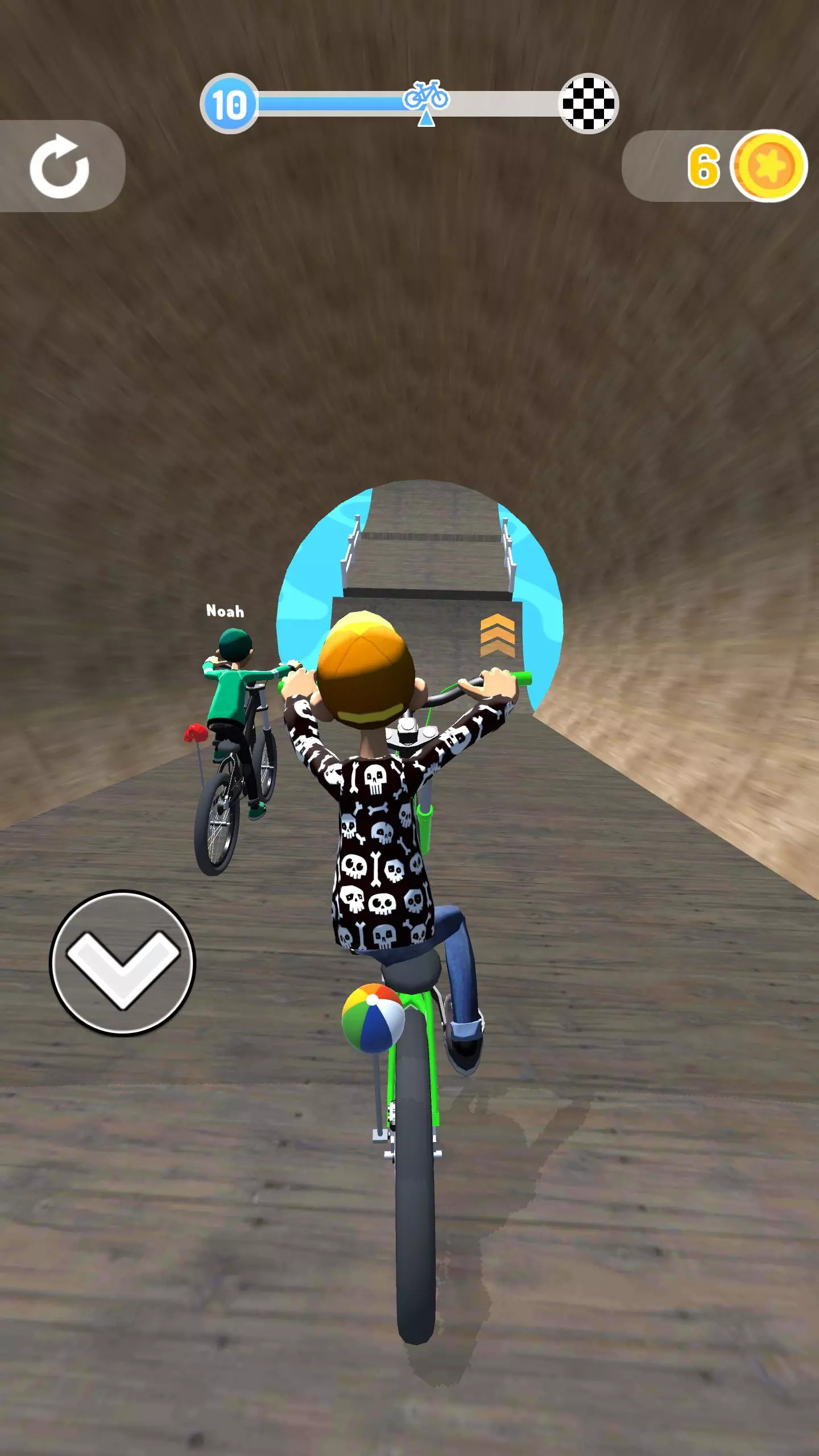 骑自行车的挑战3D游戏